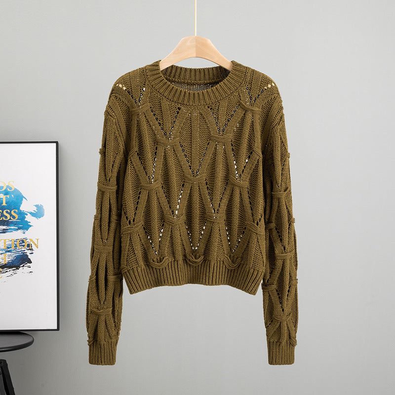 Thickened Korean Style Twist Thread Thermal Sweater