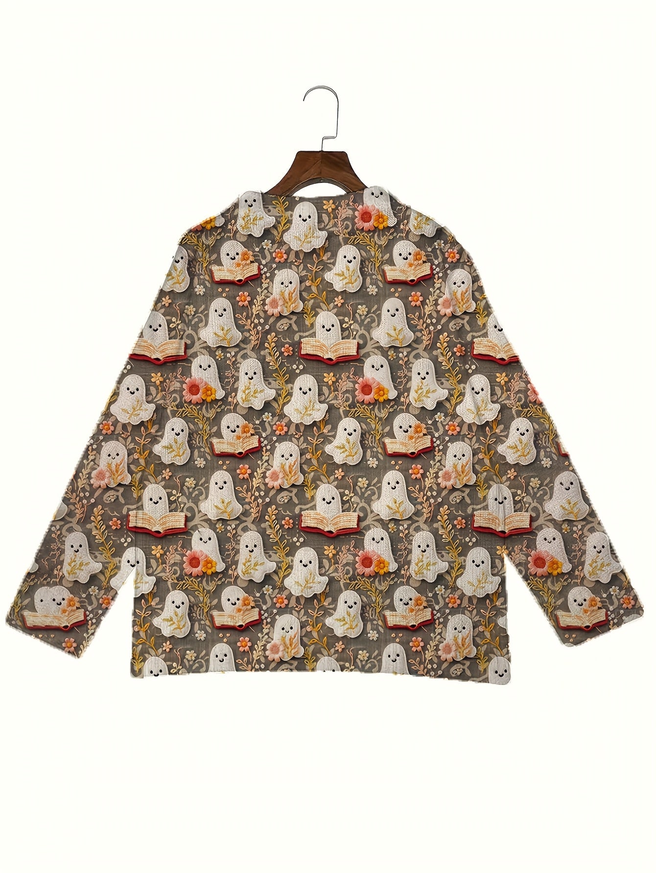 Color Printed Light And Transparent Sweater