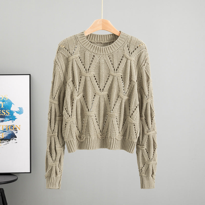 Thickened Korean Style Twist Thread Thermal Sweater