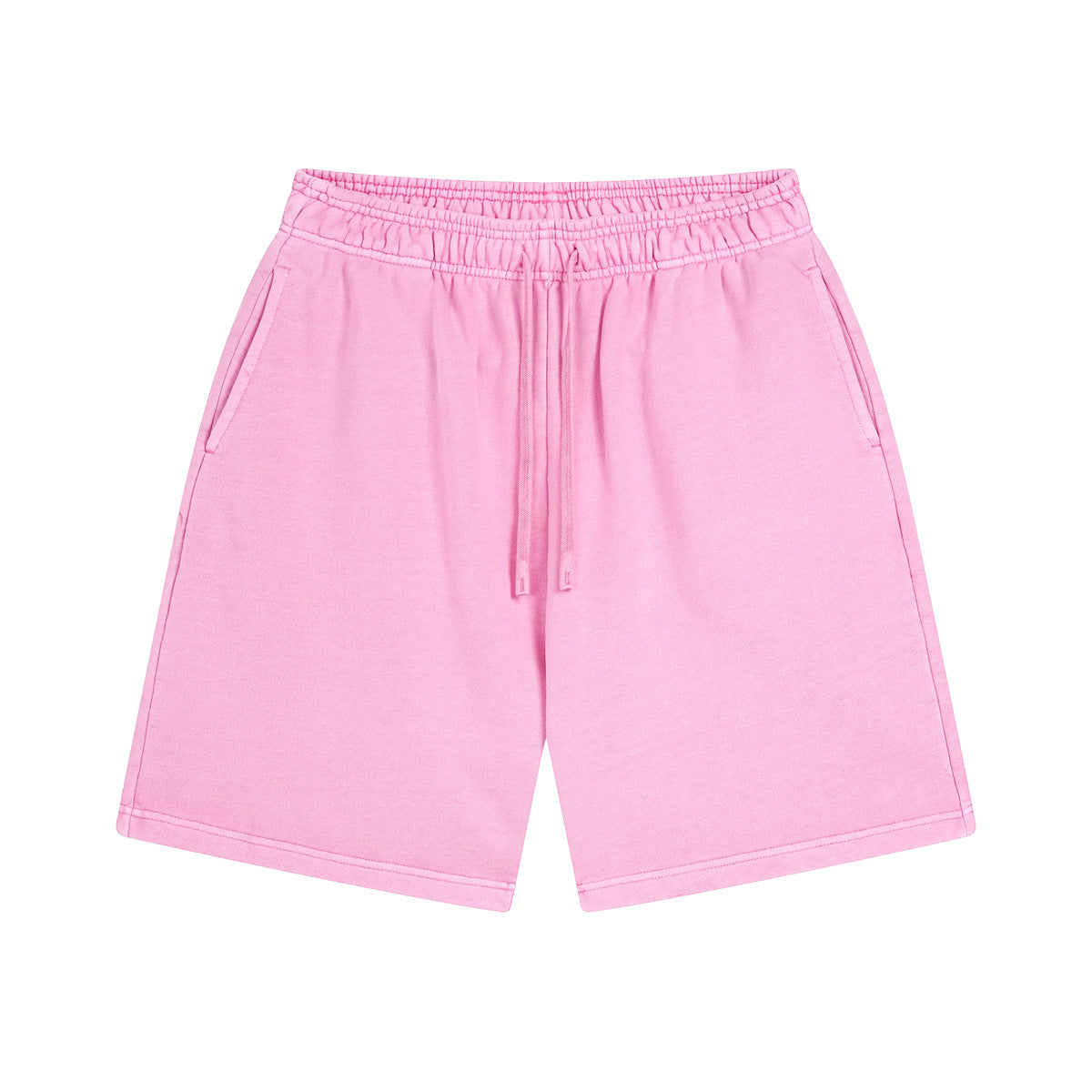 Washed Bi Pattern Dyed Vintage Terry Men's Sports Pure Cotton Shorts