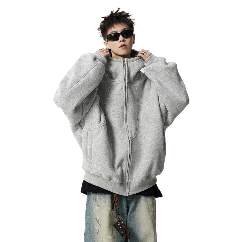 Fashion Brand Design Stitching High Street Ruoshuai Couple Sweater