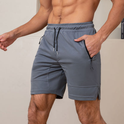 Men's Breathable Quick-drying Outdoor Workout Running Leisure Middle Pants