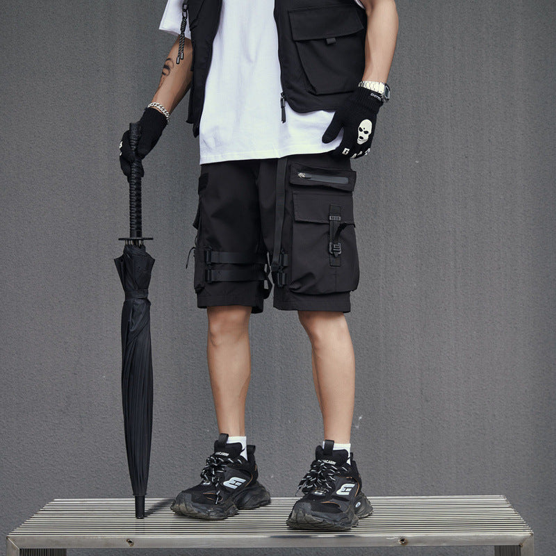 Heavy Industry Design Functional Workwear Shorts Men's Summer