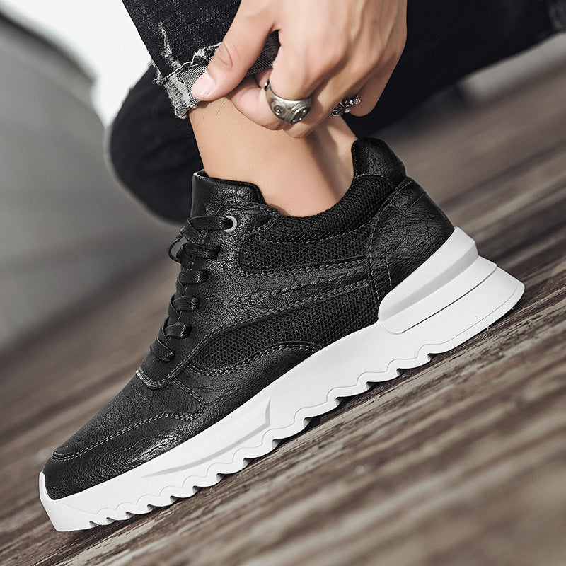 Invisible Wedge Hidden Heel Men's Casual Sports Shoes