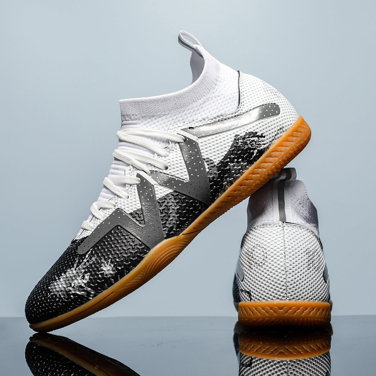 Football Flat Youth Men's Shoes Plus Size