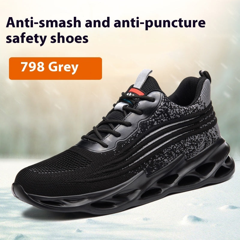 Anti Smashing And Puncture Lightweight Labor Protection Shoes