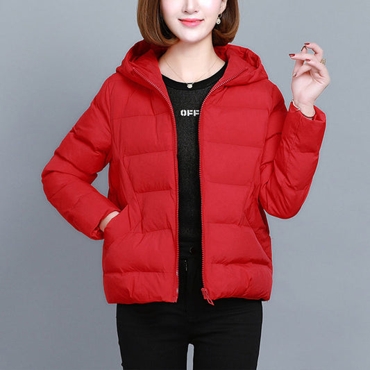 Women's Wear Loose Short Korean Style Cotton Coat
