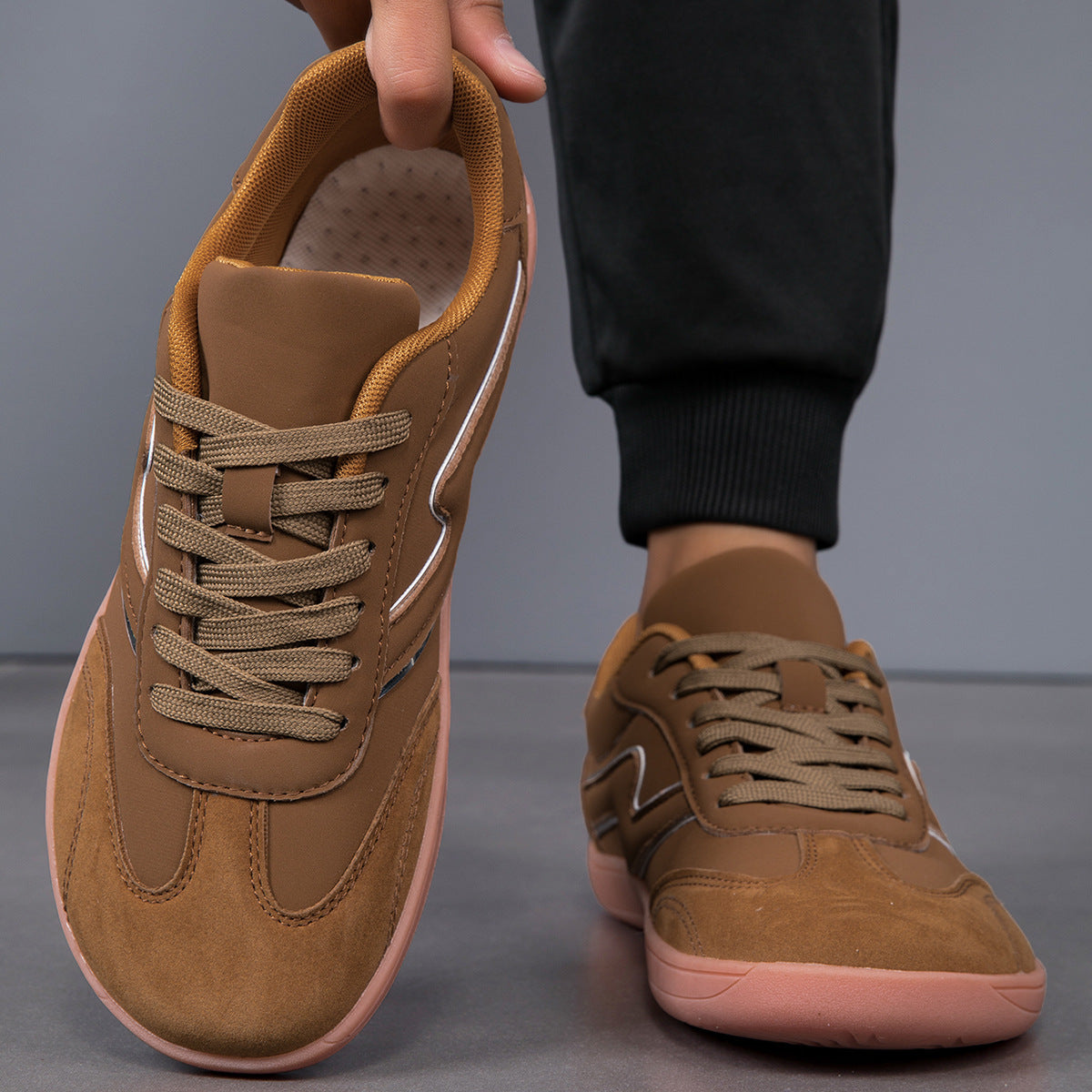 Plus Size Men's Shoes Wide Head Fashion Casual Sneaker