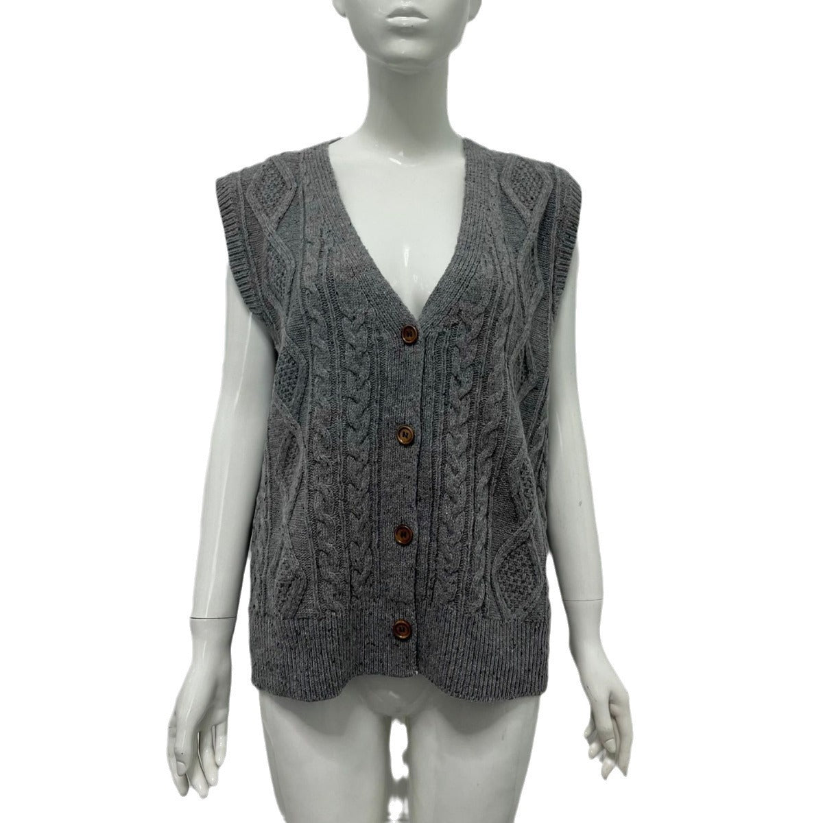 Sleeveless Bandage Dress Sweater Cardigan Fashion