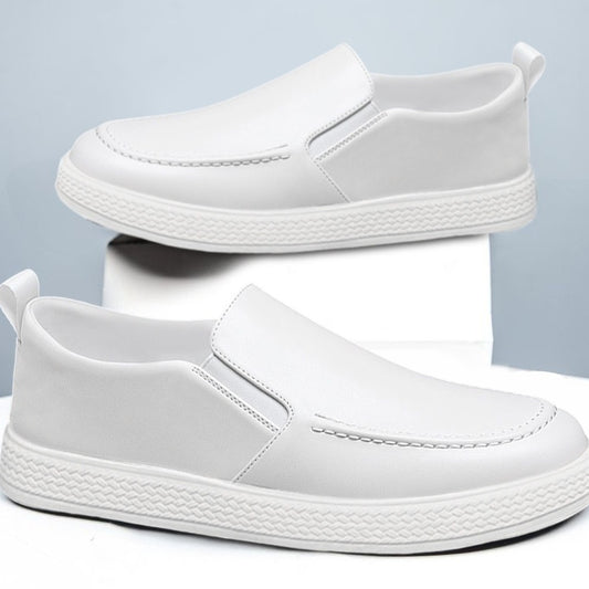 Summer New Men's One Pedal Kitchen Working Leather Shoes