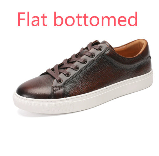 Top Layer Cowhide Men's Shoes Black Commute Leisure