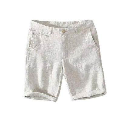 Men's Casual Solid Color Fifth Pants Breathable Shorts