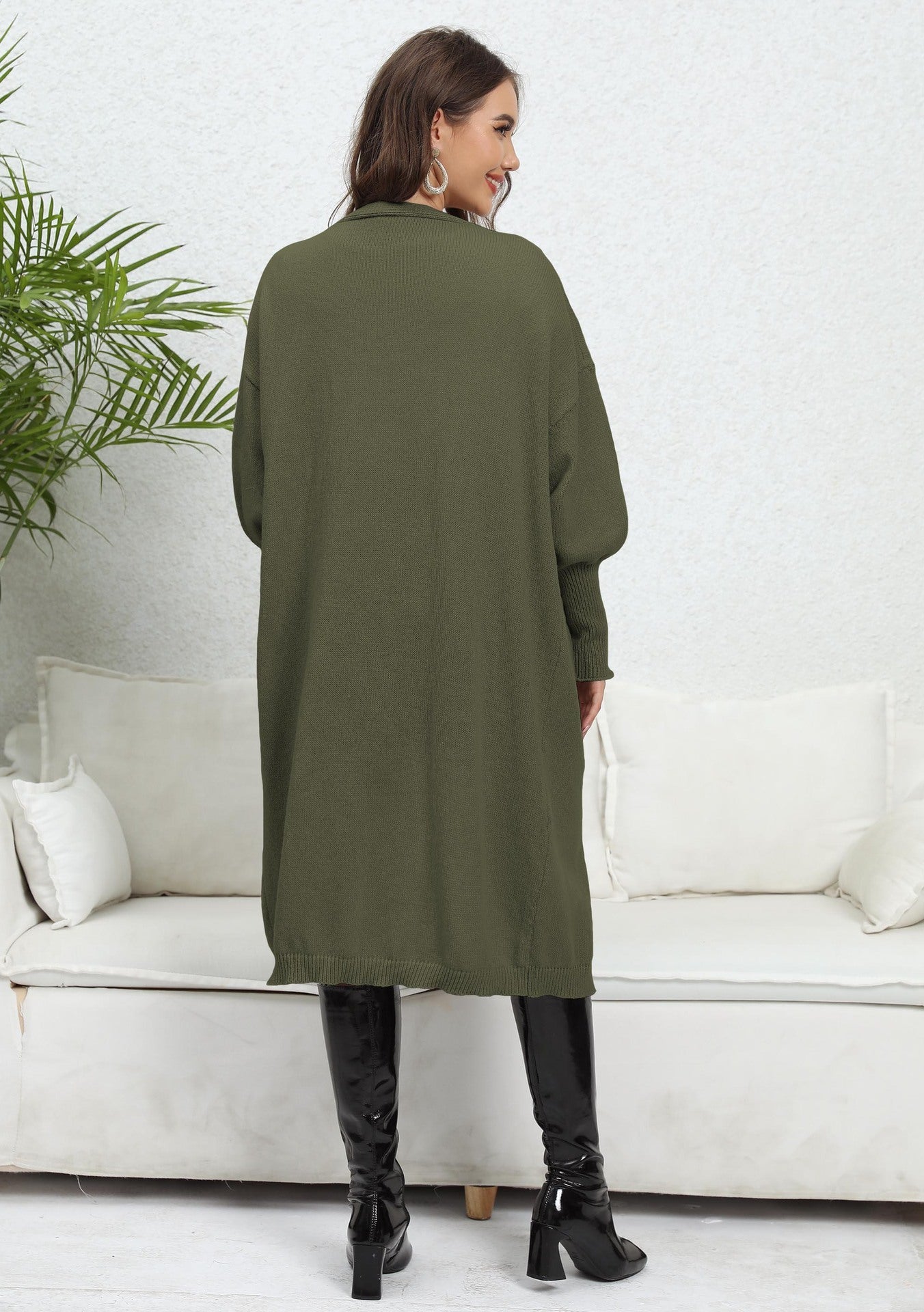 Women's Loose And Lazy Style Love Sweater Cardigan