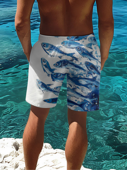 Fashion Personalized Printing Men's Beach Shorts