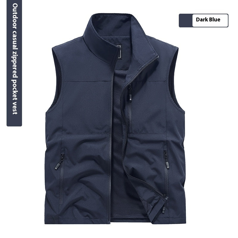 Outdoor Quick-drying Multi-pocket Vest