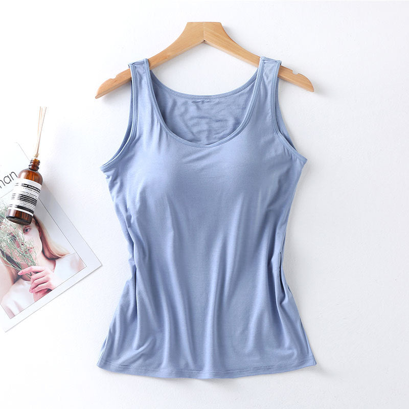 Fashion Personality Padded Strap Vest For Women