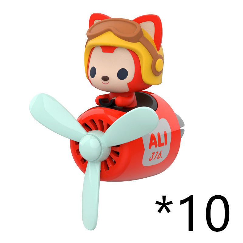 Cartoon Cute Creative Little Black Bear Car Air Outlet Aromatherapy