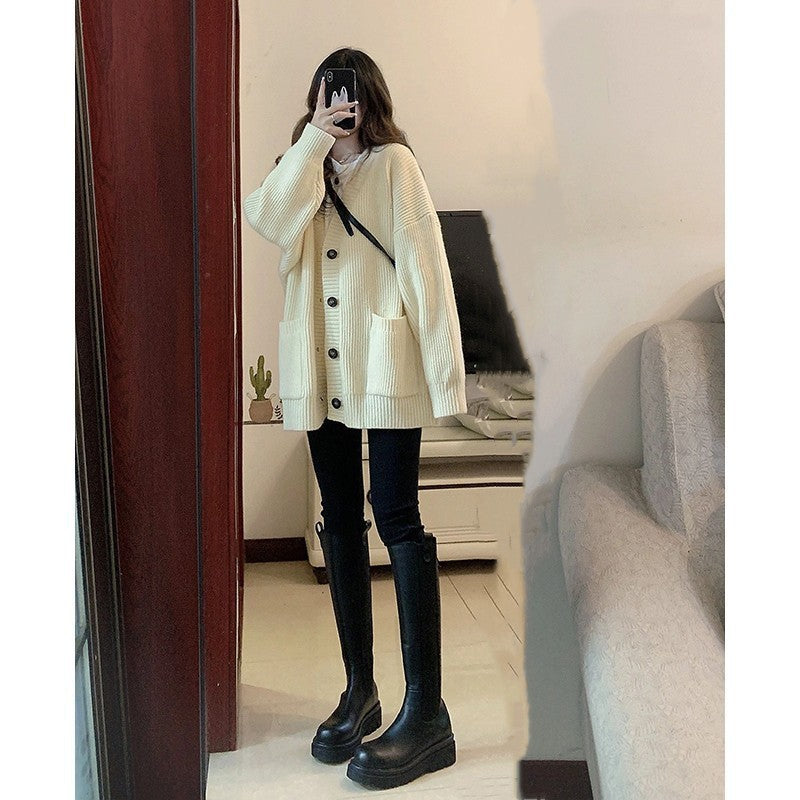 Loose Temperament Clothing Knitwear Top
