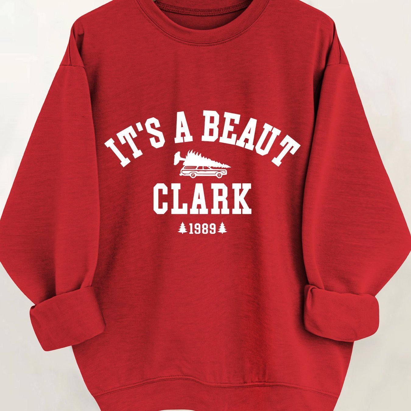 Casual Long Sleeve Round Neck Letter Print Pullover Sweater