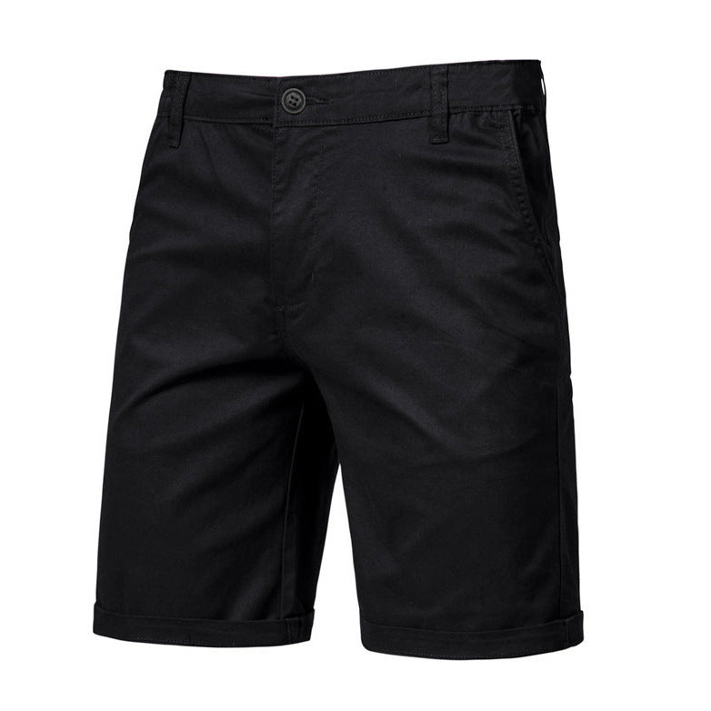 Men's Casual Straight-leg Loose Cargo Suit Shorts
